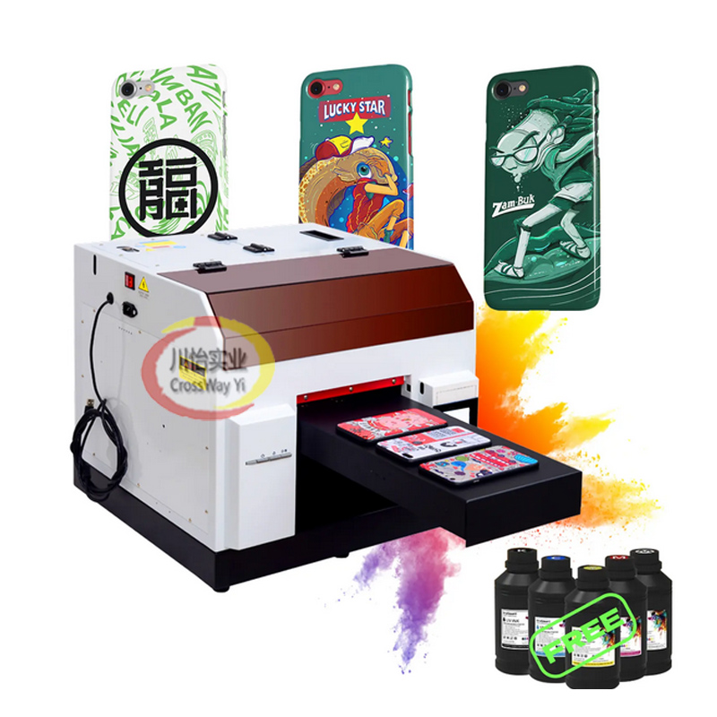 Commercial Uv Printing Machine - Mini Inkjet LED A4 Small Desktop