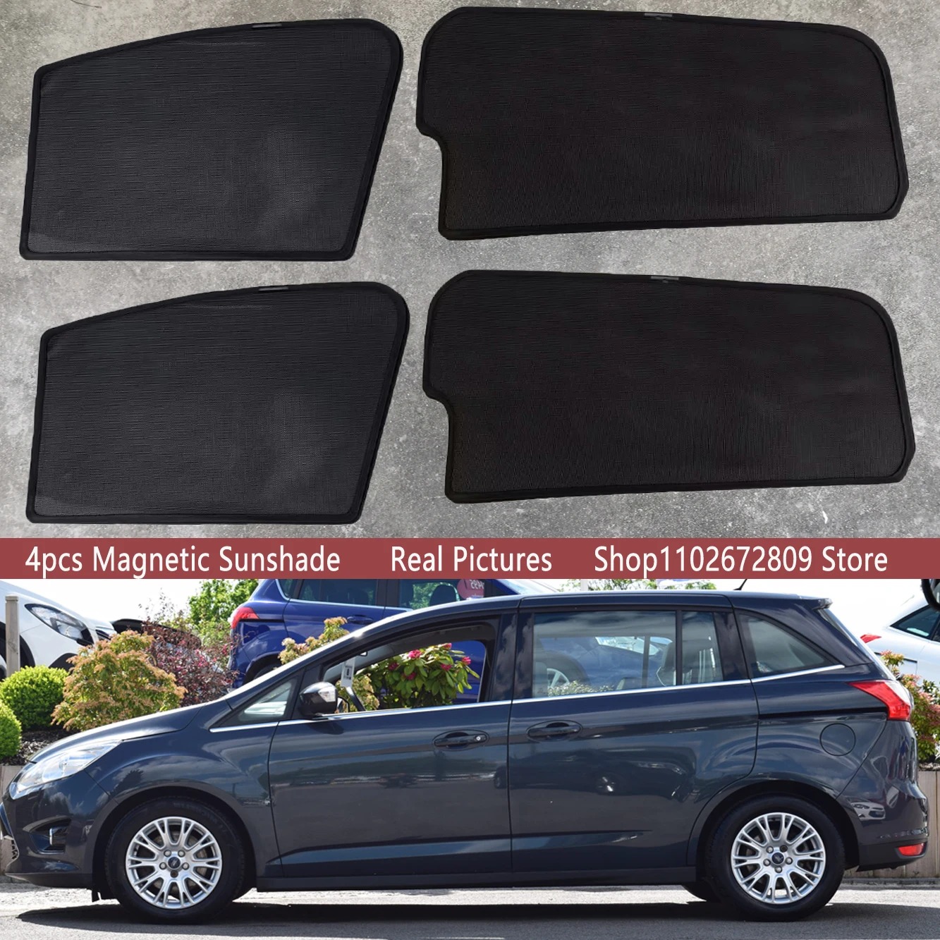 Screen Printing Frame Mesh - Magnetic Car Sunshade Shield Windshield Frame