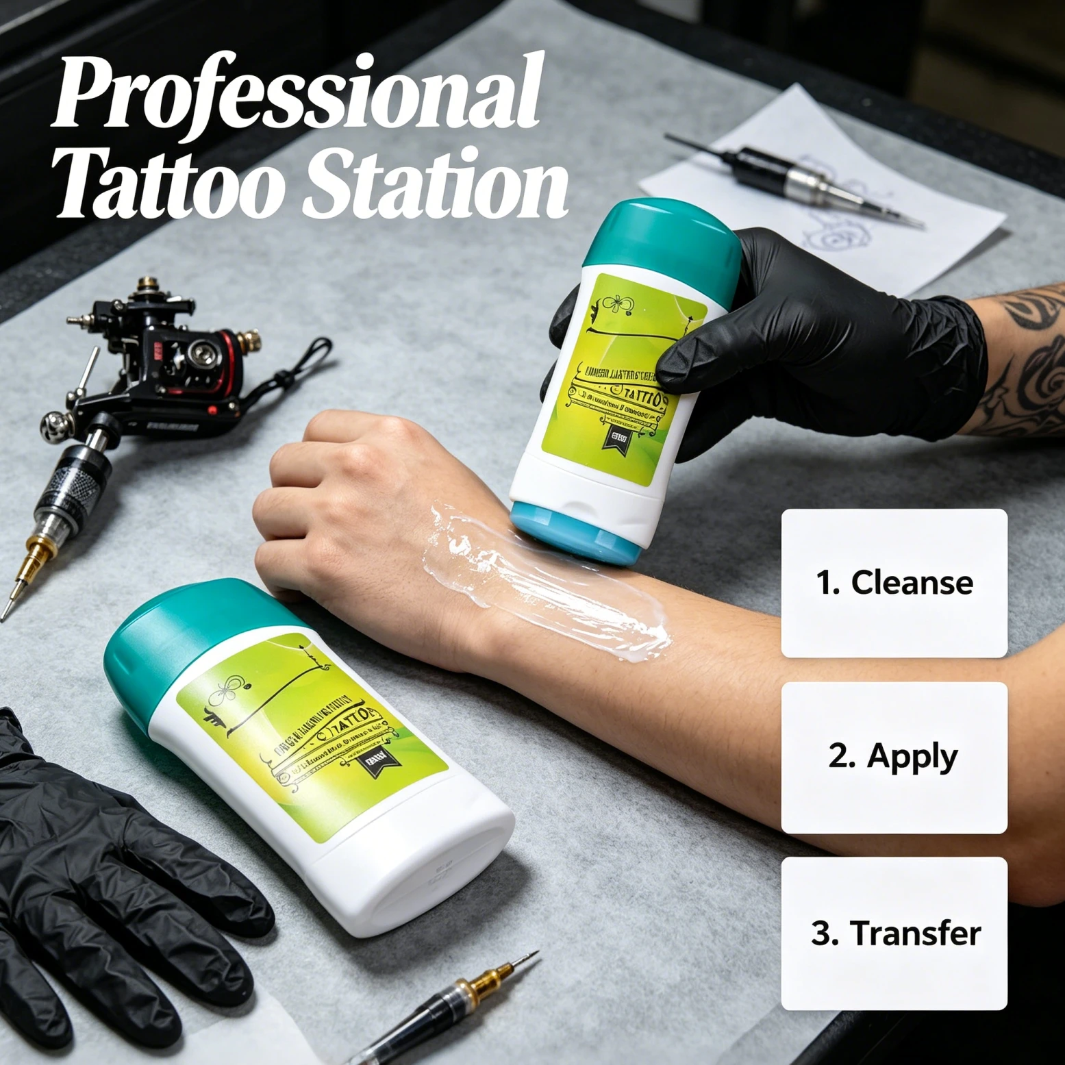 Foil Transfer Machine - Tattoo Transfer Paste Tattoo Stencil Skin