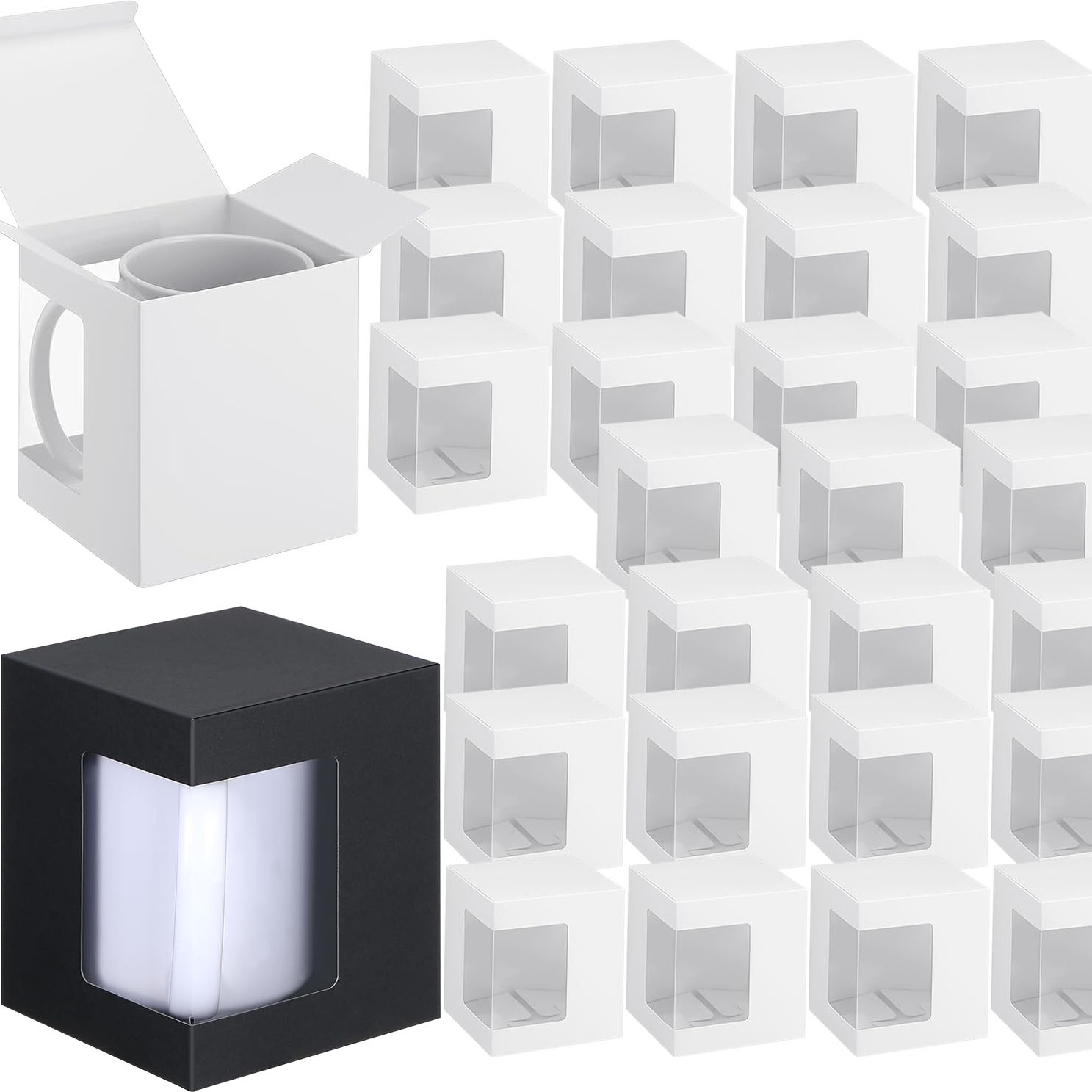 Sublimation Mug Blank - 12Pack Gift Boxes for Sublimation Mugs,