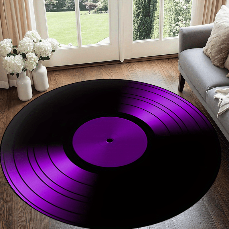 Commercial Vinyl Printing Machine - Cool Gradient Purple Black Vinyl Record