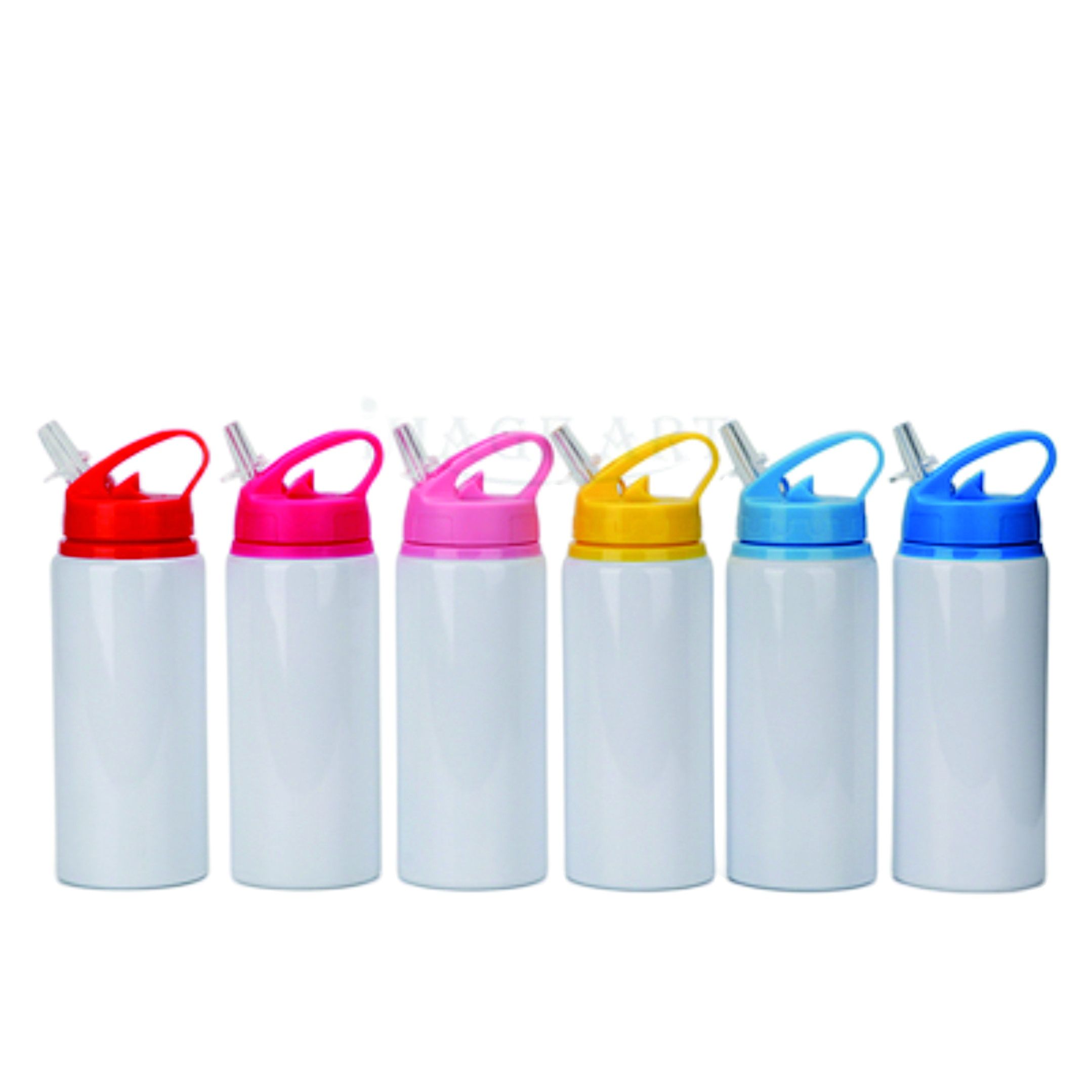 Sublimation Mug Blank - 600ML Blank Bottle with Straw for