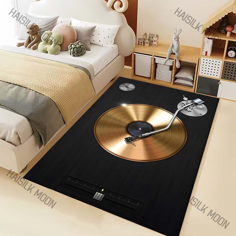 Golden vinyl record turntable  - Commercial Vinyl Printing Machine recension och pris