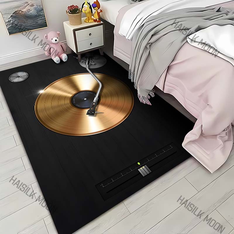 Golden vinyl record turntable  - Commercial Vinyl Printing Machine recension och pris