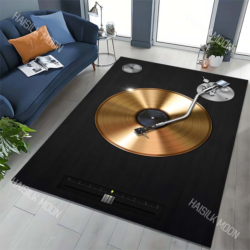 Golden vinyl record turntable  - Commercial Vinyl Printing Machine recension och pris