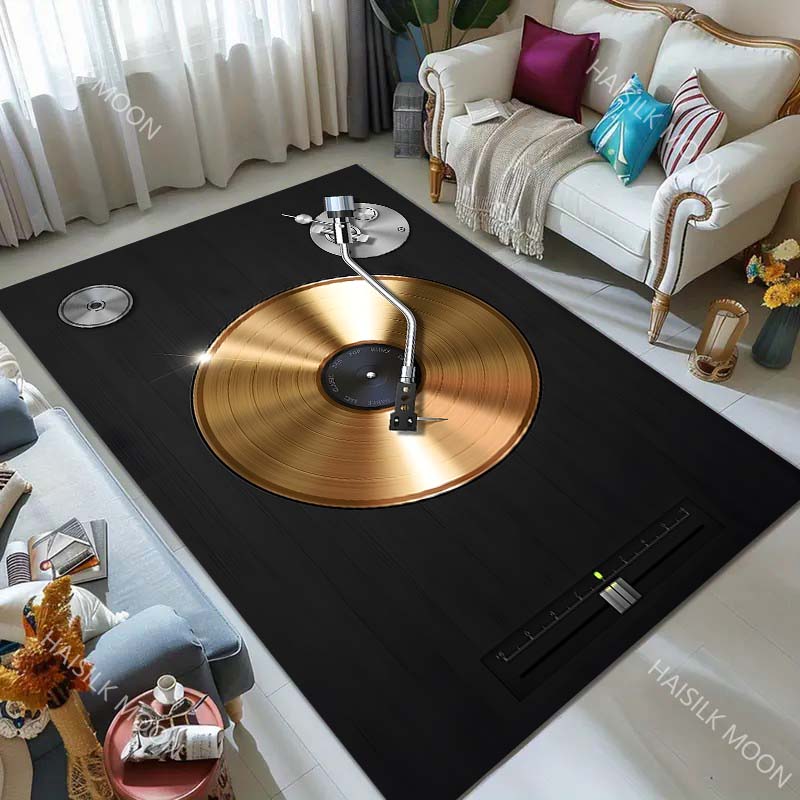 Golden vinyl record turntable  - Commercial Vinyl Printing Machine recension och pris