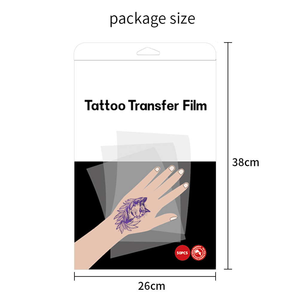 50PCS Transparent Tattoo Trans - Foil Transfer Machine recension och pris