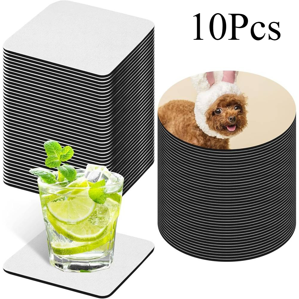 10 Pcs Sublimation Coasters Bl - Sublimation Mug Blank recension och pris