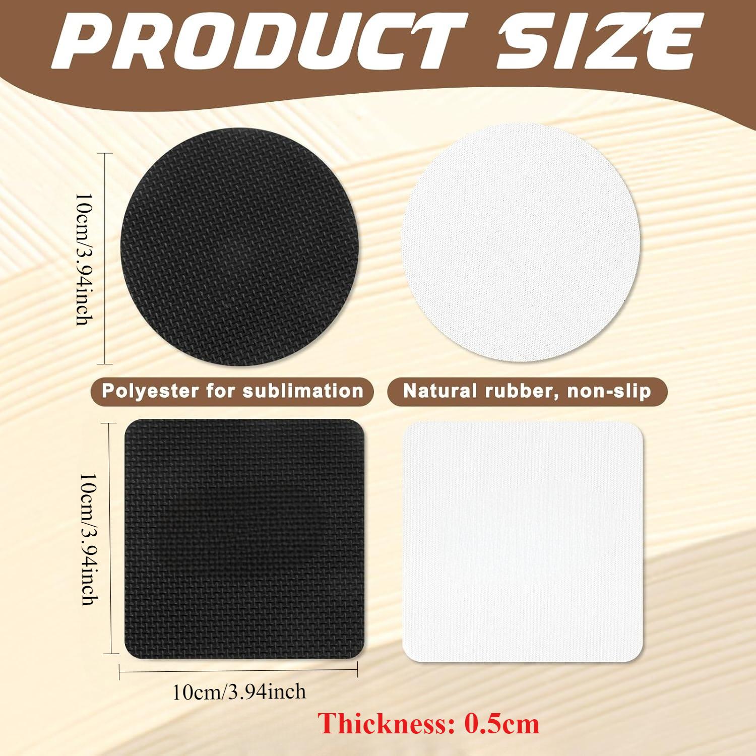 10 Pcs Sublimation Coasters Bl - Sublimation Mug Blank recension och pris