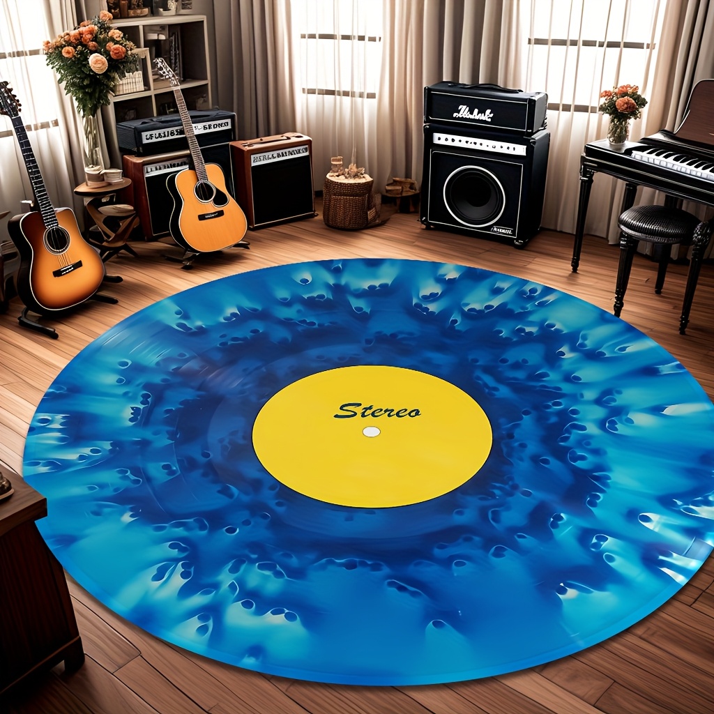 Retro Music Vinyl Record Round - Commercial Vinyl Printing Machine recension och pris