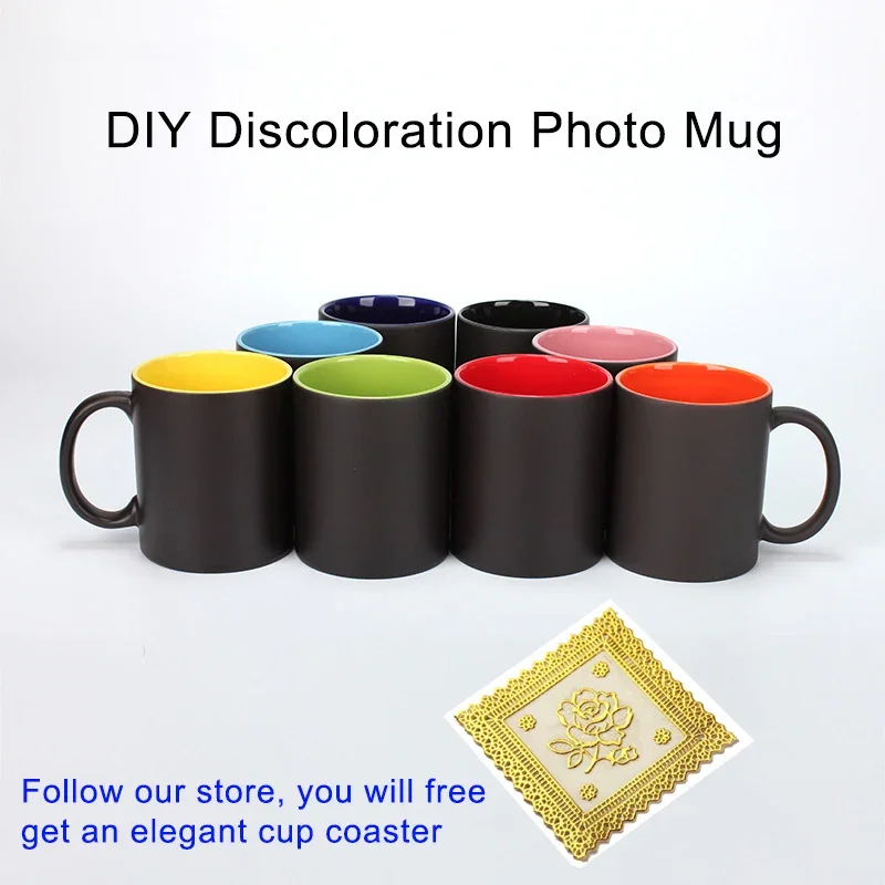 DIY Photo Black mug Magic Colo - Sublimation Mug Blank recension och pris