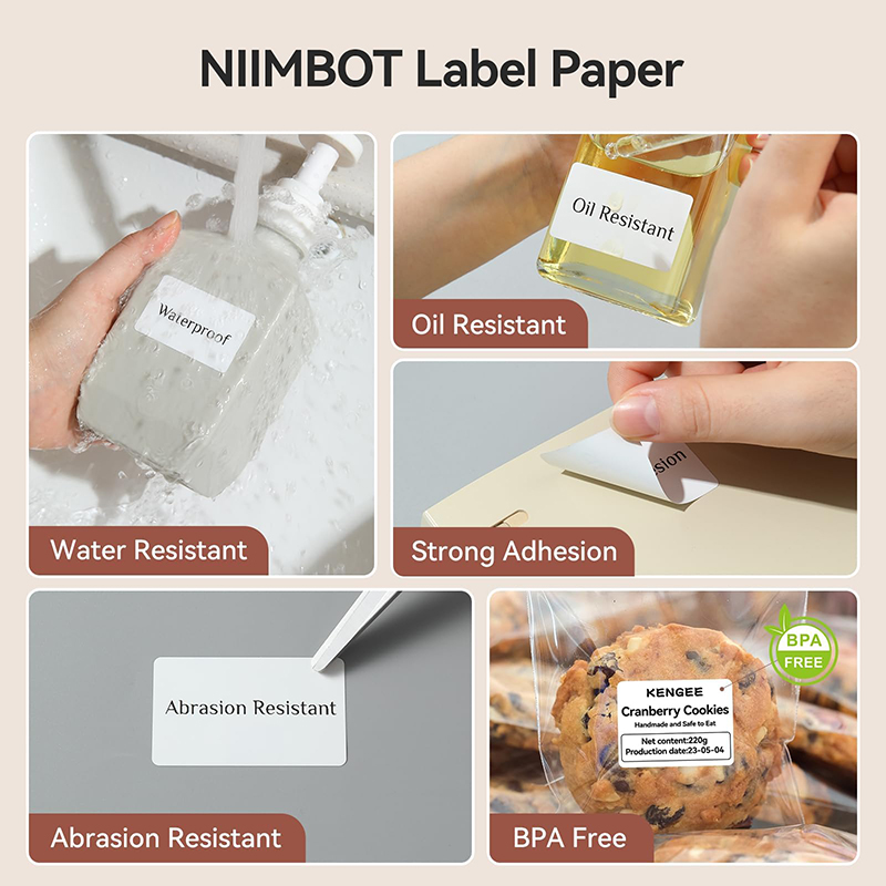 Niimbot 1/3/10 Rolls White The - Commercial Printing Inc recension och pris