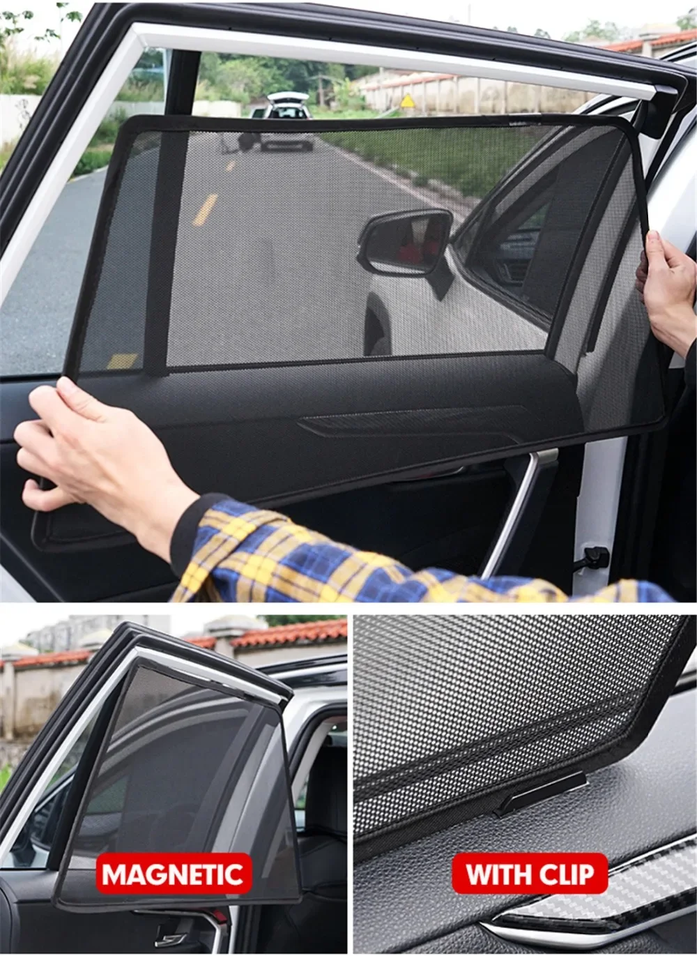 Custom Magnetic Car Window Sun - Screen Printing Frame Mesh recension och pris
