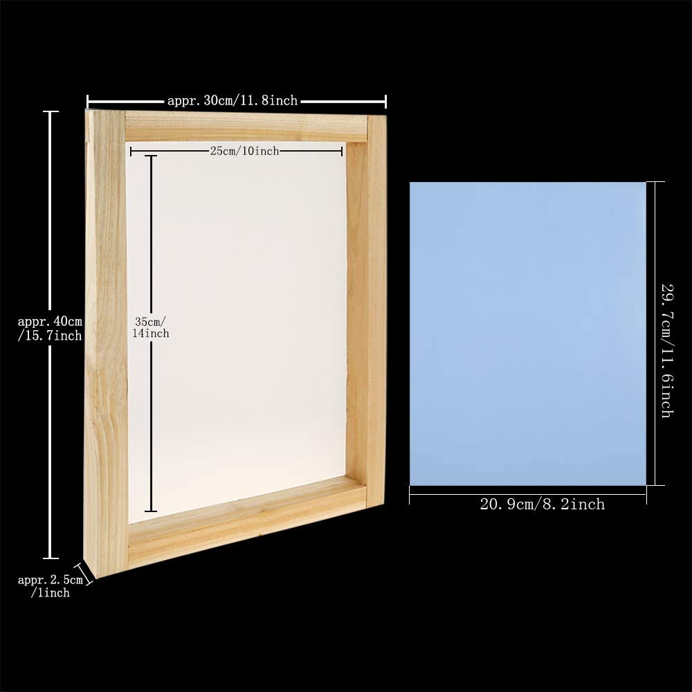Happy New- Screen Printing Sta - Screen Printing Frame Mesh recension och pris