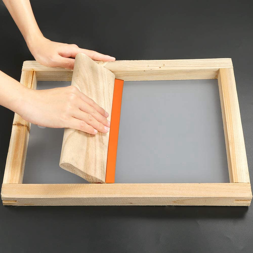 Happy New- Screen Printing Sta - Screen Printing Frame Mesh recension och pris