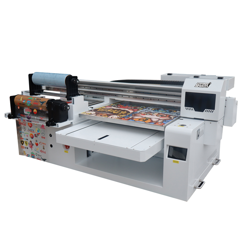 Large Format Flatbed Roll UV P - Commercial Uv Printing Machine recension och pris