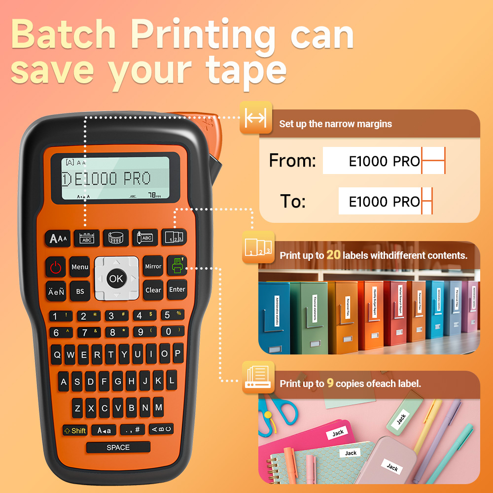 QWERTY Keyboard E1000 Label Pr - Commercial Printing Inc recension och pris