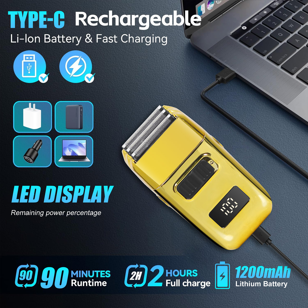 Electric Rechargeable Shaver f - Screen Printing Frame Mesh recension och pris