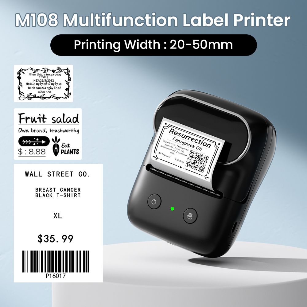 Phomemo M108 Portable Label Pr - Commercial Printing Inc recension och pris