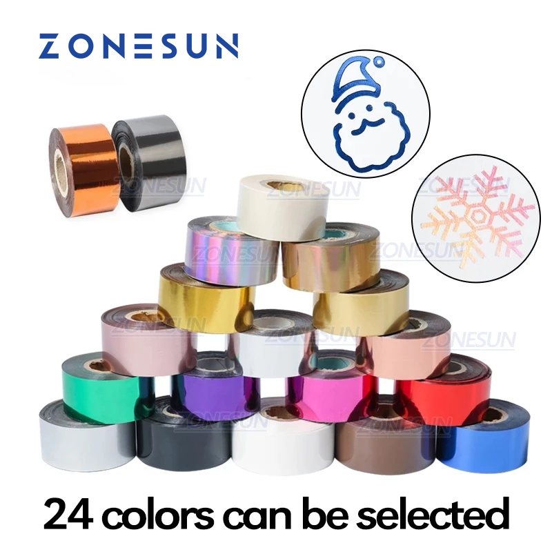 ZONESUN 3/4/5cm Gold Silver Bl - Foil Transfer Machine recension och pris