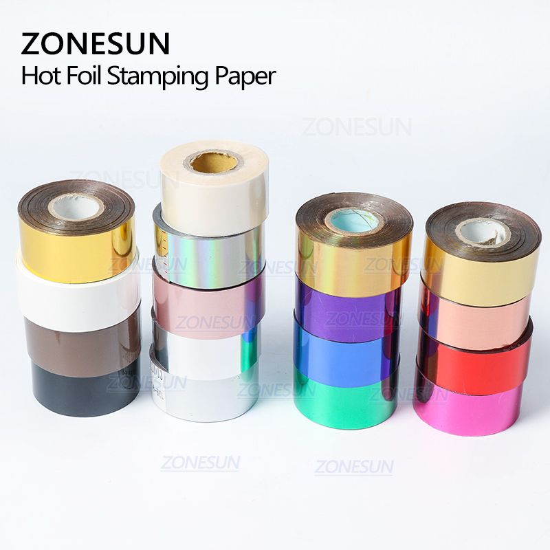 ZONESUN 3/4/5cm Gold Silver Bl - Foil Transfer Machine recension och pris