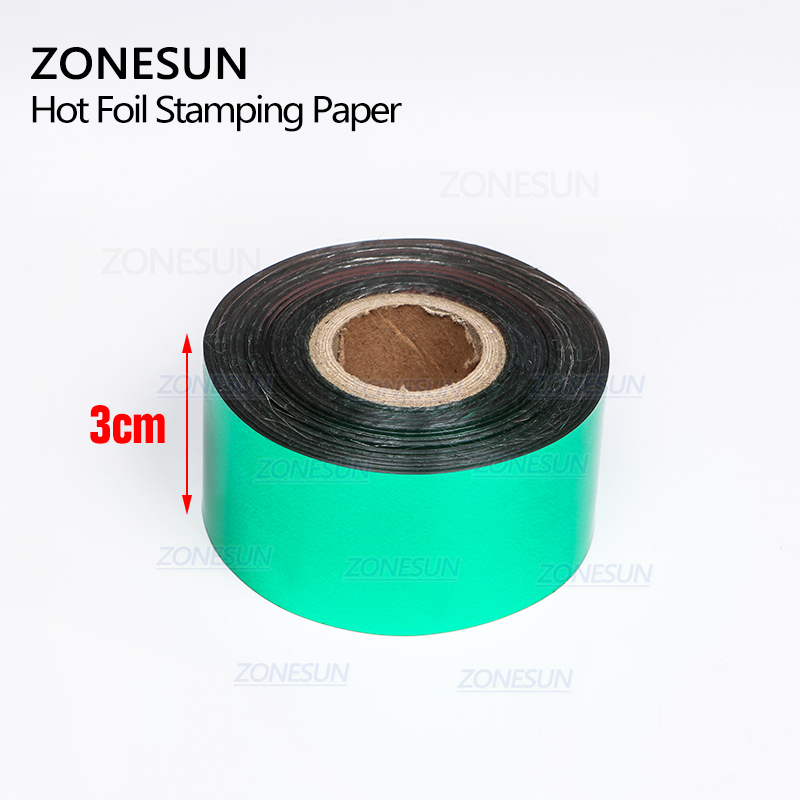 ZONESUN 3/4/5cm Gold Silver Bl - Foil Transfer Machine recension och pris