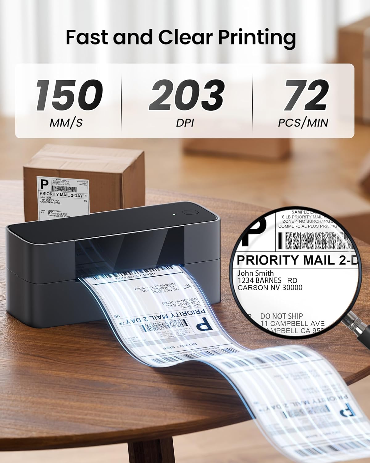 Markfield Shipping Label Print - Commercial Printing Inc recension och pris