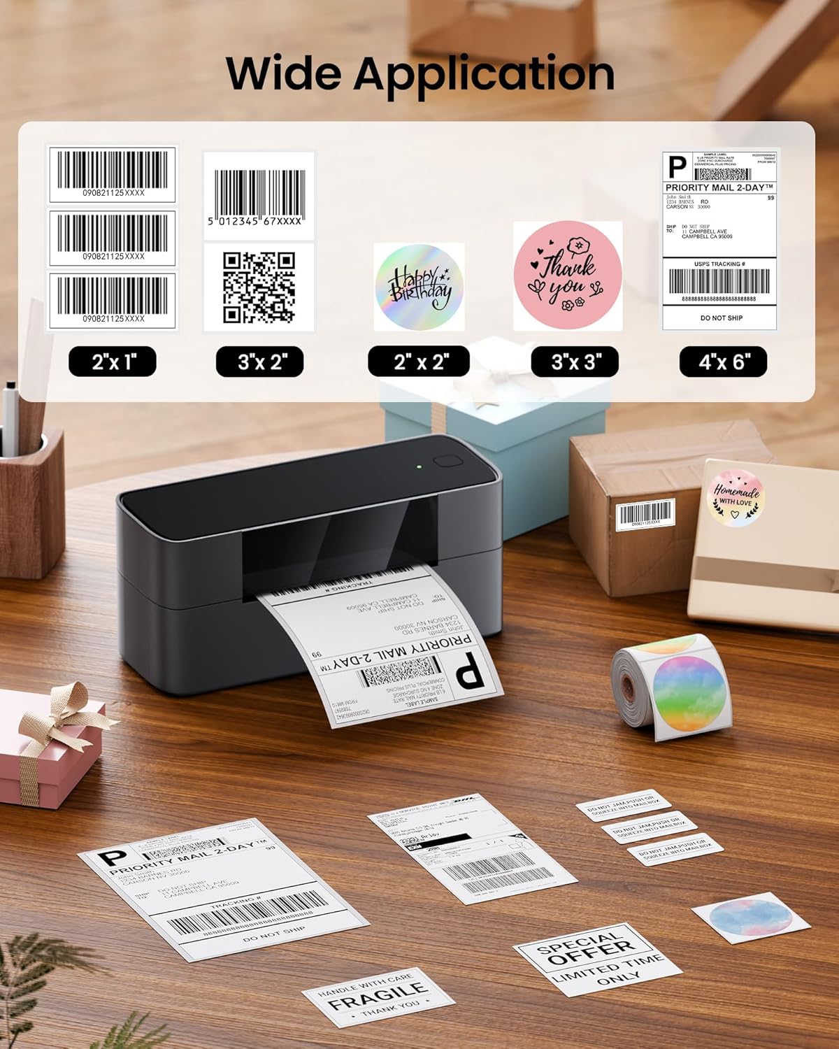 Markfield Shipping Label Print - Commercial Printing Inc recension och pris
